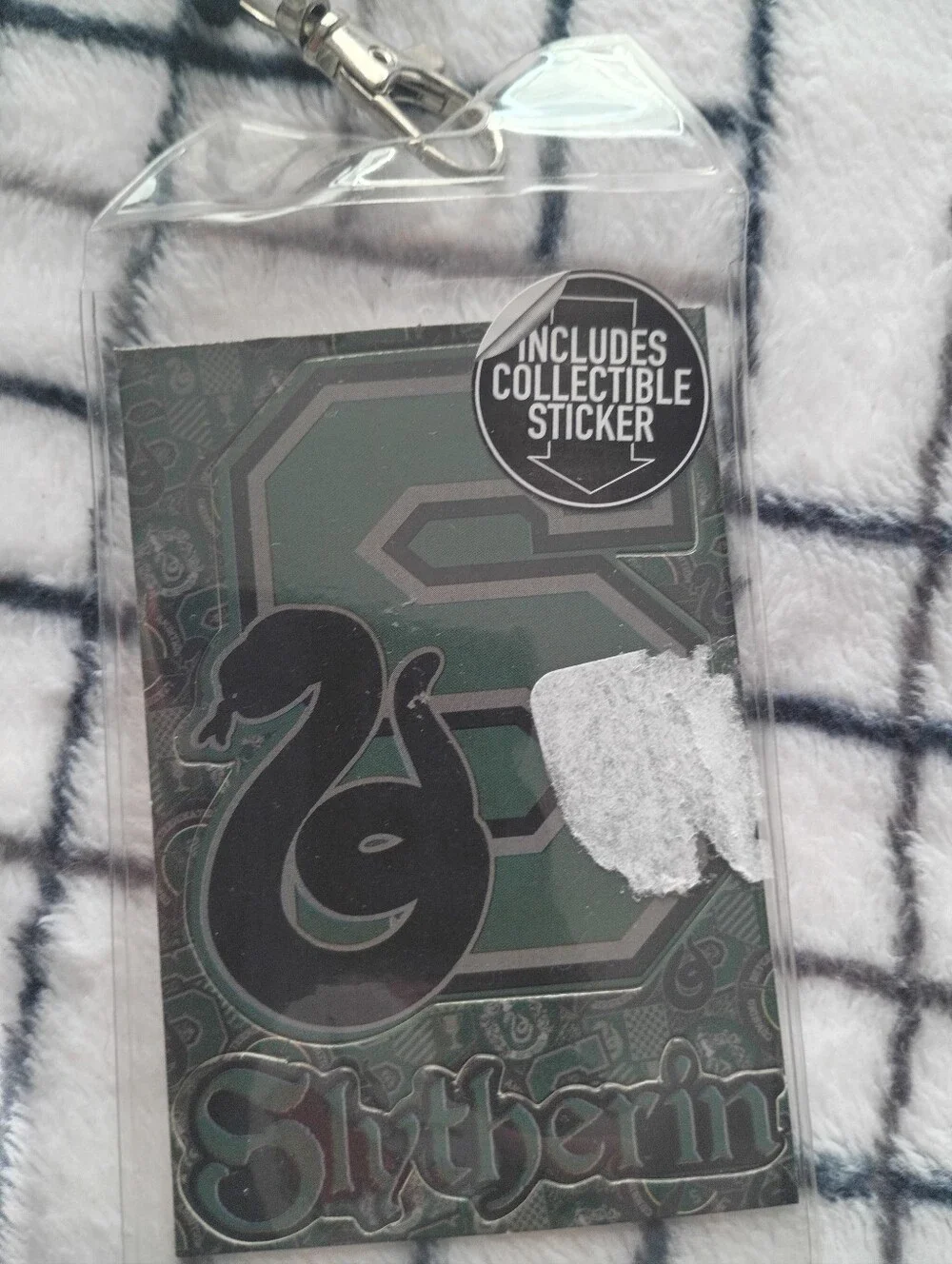 Slytherin Crest Lanyard Badge Holder BRAND NEW